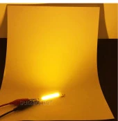 COB LED Çip Turuncu 12V 2W 6015 PCB Bord DIY Işık Kaynağı - 2