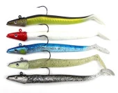 PROFISHER 5 Renk Silikon Yapay Metal Kafalı Yem 11 cm 10 gr thumbnail 1