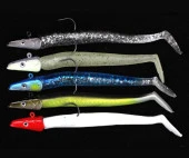 PROFISHER 5 Renk Silikon Yapay Metal Kafalı Yem 11 cm 10 gr thumbnail 4