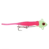 PROFISHER 2 Adet Kurşun Fosforlu Kafa İğneli Silikon Yem 5.5 cm 2.2g - 10