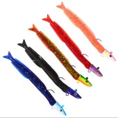 PROFISHER 5 Renk Silikon Yapay Metal Kafalı Yem 12,5 cm 13,9 gr thumbnail 4