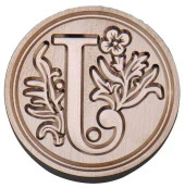 Retro Mektup Mühürü Damga J Harfi + 30 Adet Mühür Mumu + Eritme Kaşığı thumbnail 7