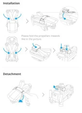 DJI Mavic Air 2 Silika Jel Pervane Tutucu Aksesuarı Pgytech thumbnail 3