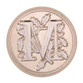 Retro Mektup Mühürü Damga M Harfi + 30 Adet Mühür Mumu + Eritme Kaşığı thumbnail 2