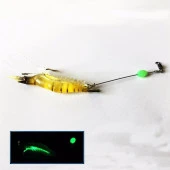 PROFISHER Silikon Yapay Fosforlu Karides Sahte Yem (B) Sarı thumbnail 1