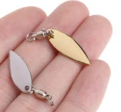 PROFISHER 5 Adet Gold Fırdöndülü Metal Kaşık 1,1 gr 3,7 cm thumbnail 7