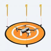 DJI PHANTOM İçin Taşınabilir Katlanır İniş Pedi Çift Renk 110 cm Çap Güvenli İniş - 5