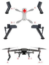 DJI Mavic 2 Zoom Yükseltilmiş Güvenli İniş Seti Dronunuzu ve Gimbalınızı Koruyun thumbnail 6