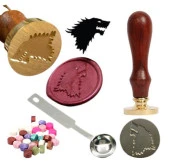 Mektup Damga Mühürü Direwolf + 30 Mühür Mumu + Eritme Kaşığı thumbnail 1