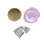 Mektup Damga Mühürü G.O.T Stark + 30 Mühür Mumu + Eritme Kaşığı thumbnail 11