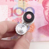 45x Mini Mikroskop Büyüteç Çift Beyaz Led Kuyumcu Lüp - 3