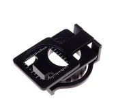 15X Lüp Kumaş Büyüteç Optik Cam Lens Ölçekli Metal Siyah Renk Üç Eklem Katlanır - 5