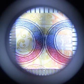 10X Optik Ölçekli Metal El Büyüteç Cam Lens 3 LED Işıklı Fermuarlı EVA Çantalı - 12