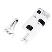 40-60X Büyüteç Zoom Ayarlı Led Işıklı Evrensel Telefon Klipli - 1