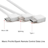 DJI Mavic Pro Mikro USB Veri Kablosu 30 cm Tablet ve Telefonlar İçin Beyaz Renk thumbnail 9