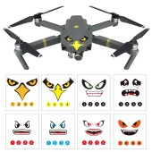 DJI Mavic  Pro KuşKaçıran Vahşi Kanlı Gözler Çıkartma Model7 - 8