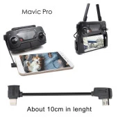 DJI Mavic Pro Mikro USB Veri Kablosu 10 cm Telefonlar İçin Siyah Renk - 2
