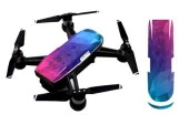 DJI Spark Su Geçirmez Premium PVC Sticker Çıkartma Threeangle thumbnail 2