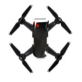 DJI Spark Su Geçirmez Premium PVC Sticker Çıkartma Black Angle thumbnail 2