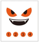 DJI Mavic 2 Pro KuşKaçıran Vampir Gözler Çıkartma Model8 thumbnail 1