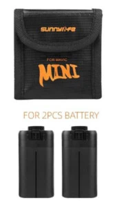 DJI Mavic Mini 2 Pil İçin Saklama Çantası Yanmaz Koruyucu Kılıf - 3