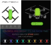 DJI SPARK Su Geçirmez Koruyucu Sticker Çıkartma Ice Green thumbnail 1