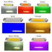 COB LED Çip Mavi 12V 2W 6015 PCB Bord DIY Işık Kaynağı - 4