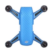 Dji Spark için Mavi Karbon Grafik Su Geçirmez PVC Cilt Çıkartma Seti thumbnail 8