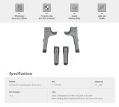 DJI Mavic Air 2 Yükseltilmiş Güvenli İniş Ayağı Seti Pgytech thumbnail 2