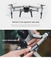 DJI Mavic Air 2 Yükseltilmiş Güvenli İniş Ayağı Seti Pgytech thumbnail 6