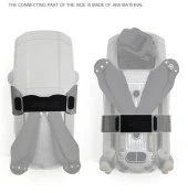 DJI Mavic Air 2 Pervane Tutucu Silikon Kelepçe Gövde Koruma thumbnail 9