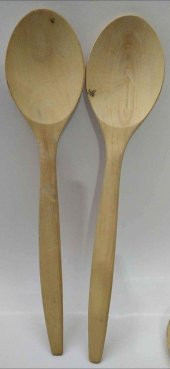 Ahşap Büyük Boy Şimşir Kaşık 37 Cm El Yapımı B-4 - 1