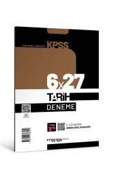 Marka Kpss Tarih 6x27 Deneme Tamamı Video Çözümlü - 1