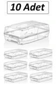 10 Adet Ayakkabı Kutusu Ayakkabı Terlik Seyahat Saklama Kutusu Ayakkabılık Organizer thumbnail 5