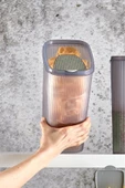 Pratik Kapak Erzak Bakliyat Saklama Kabı 3 Adet 4000 Ml - 2