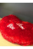 Sevgililer Gününe Özel Kalp Kırlent Yastık Kırmızı (ı Love You ) - 2