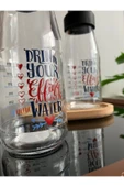 Damlatmaz Akıllı Ahşap Standlı Cam Yağlık Seti - 450 Ml Red - 6
