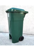 Tekerlekli Pedallı Çöp Konteyneri 80 Lt Yeşil - 1