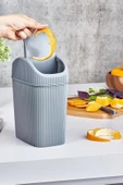 Lova Tezgah Üstü Mini Çöp Kovası - Ofis Mutfak Masa Üstü Çöp Kovası - 1