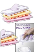 3 Adet Bas Parmak Silikon Buz Kalıbı 12 Bölmeli Buz Kalıbı Silikon Buzluk - 3