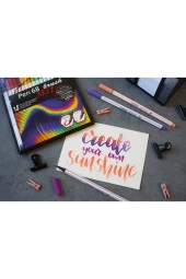 Stabilo Pen 68 Brush Arty Fırça Uçlu Keçeli Kalem Seti 18'li - 4