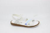 Zerhan 29 Kız Çocuk Beyaz Cırtlı Sandalet - 1
