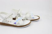 Zerhan 29 Kız Çocuk Beyaz Cırtlı Sandalet - 5