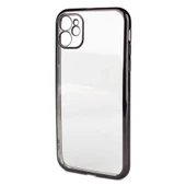 iPhone 11 Kılıf Uyumlu Şeffaf Kamera Korumalı Kenarları Renkli Yumuşak Glitter Full Kılıf - 2