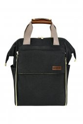 Çok Amaçlı Anne Bebek Bakım Sırt Çantası Spor Model Siyah - 1