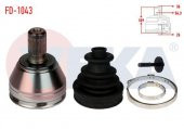 VEKA FD-1043 AKS KAFASI SOL-SAĞ ÖN DIŞ FORD C-MAX I 1.6 TDCI 07-11 (36X26X56,3-109mm) 3M513A328BE-RM3M51 3B437 DAE - 1