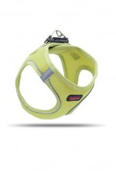 TailPetz Air Mesh Köpek Göğüs Tasması Zeytin Yeşili M - 1