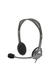 Logitech H111 Kablolu Stereo Kulaklık - Gri - 1