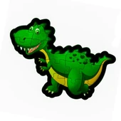 Farbu Oyuncak Ahşap Dinazor Puzzle 14 Parça Arka Yüzü Hikayeli Yapboz - 1