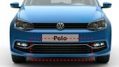 Volkswagen Polo 2014 - 2018 Tampon Orta Izgara Nikelajlı - 6C0853677 - 1